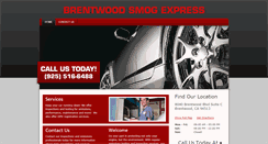 Desktop Screenshot of brentwoodsmogexpress.com